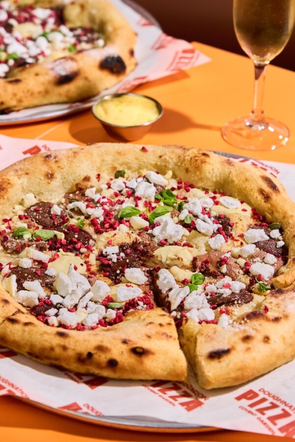 Doughnation and Cocomelt team up for limited edition chocolate dessert pizza to celebrate World Chocolate Day