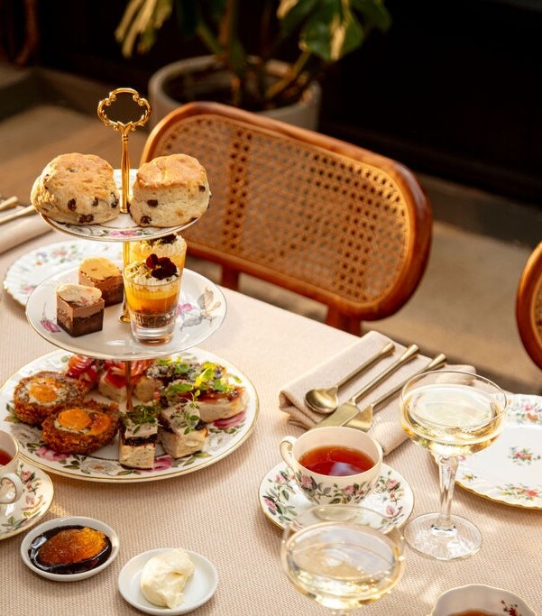 The Greenhouses Marylebone launches Afternoons in Bloom series pairing afternoon tea with wine and fragrance workshops