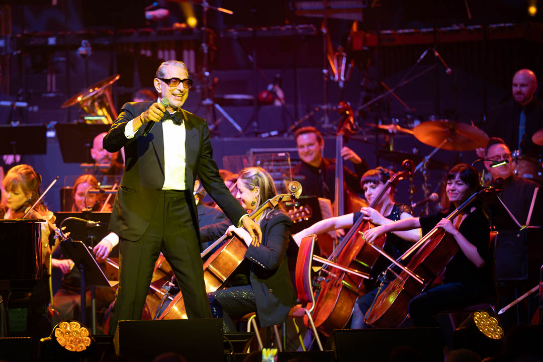 Jeff Goldblum & The Mildred Snitzer Orchestra at the Royal Albert Hall performing live