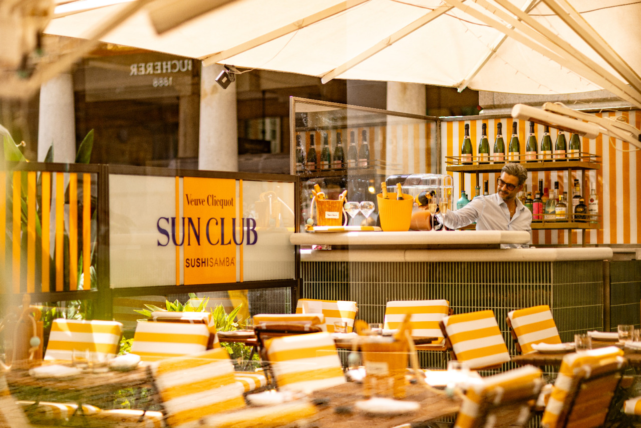 SUSHISAMBA Covent Garden teams up with Veuve Clicquot for summer terrace