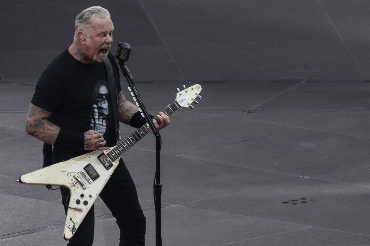 Metallica at London Stadium performing live