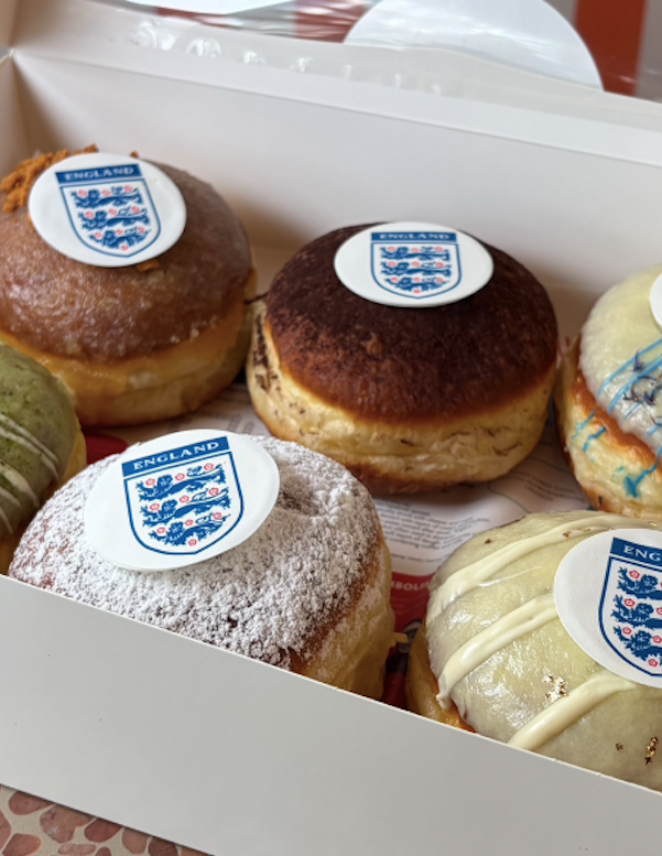 London bakery launches Three Lions doughnuts ahead of football quarter-final tomorrow