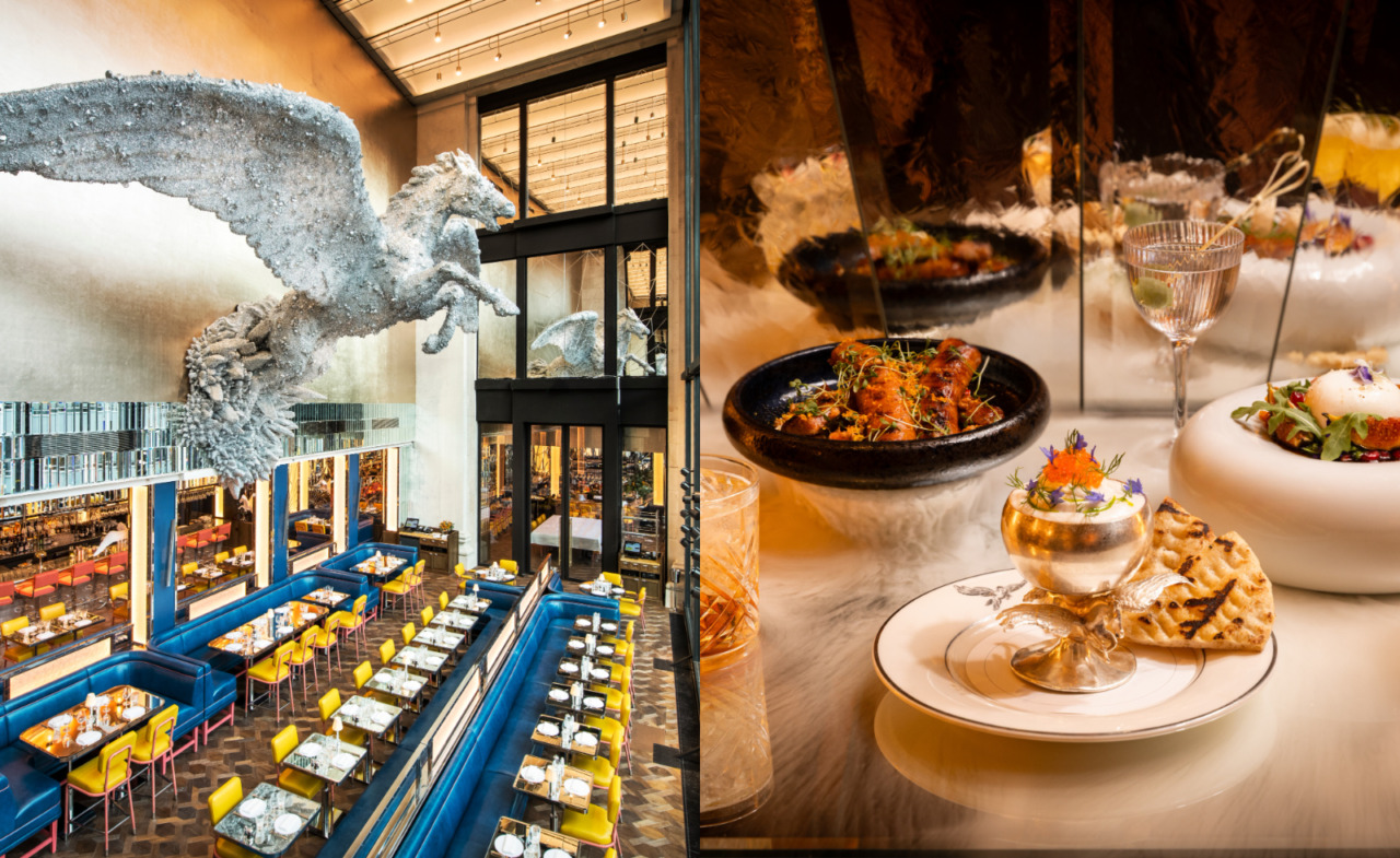 Selfridges restaurant to host Greek mythology feast beneath Damien Hirst’s Pegasus sculpture