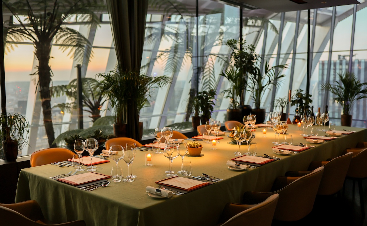 Sky Garden’s Fenchurch to host one-night Ruinart champagne and seafood pairing dinner