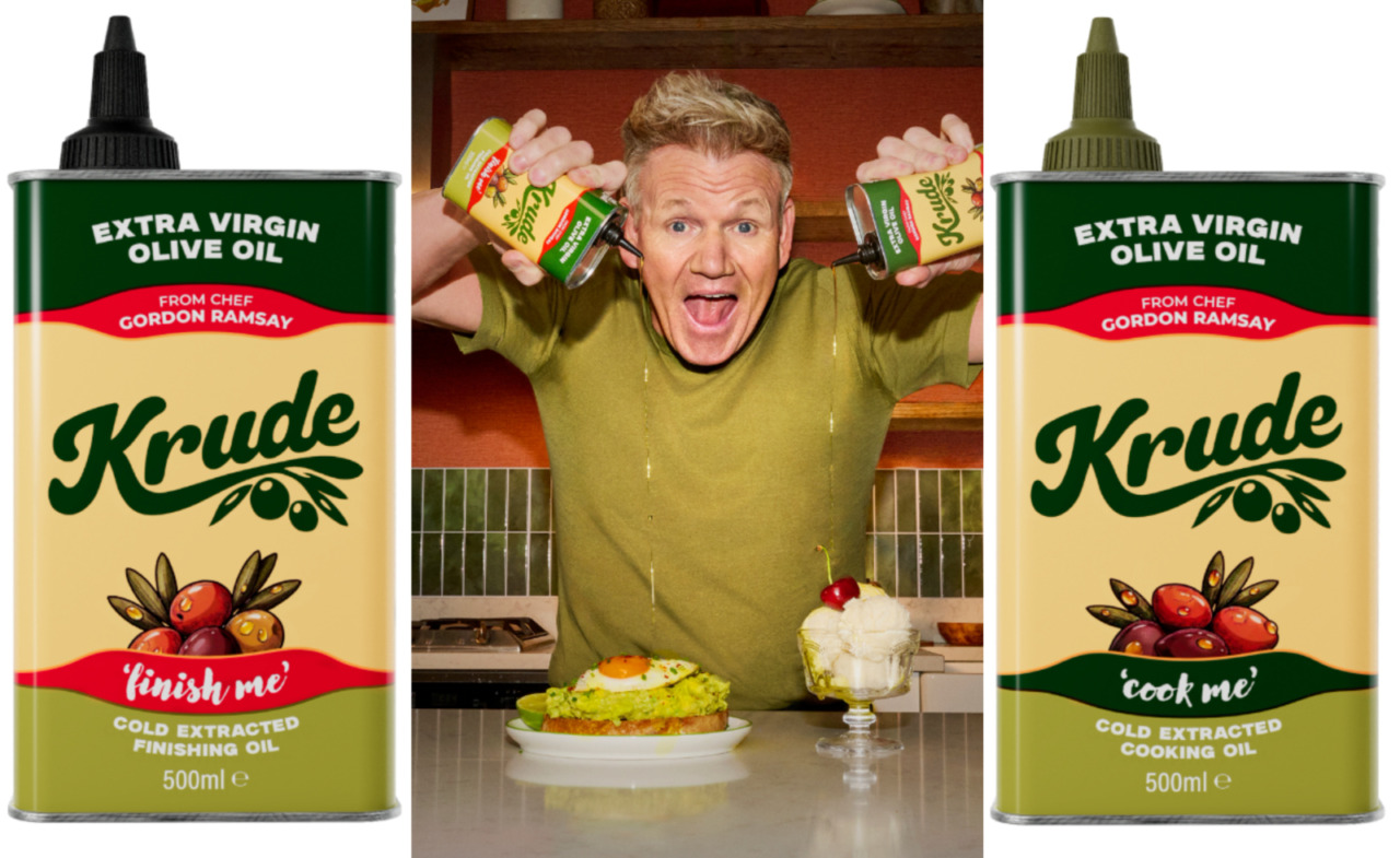 Gordon Ramsay’s Krude olive oil brand lands in Waitrose stores nationwide