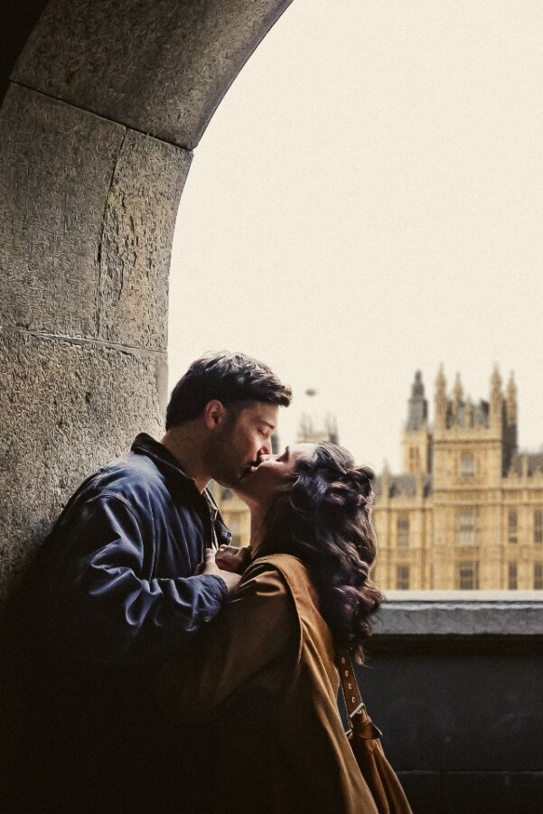 Samuel Bottomley and Lara Ricote are stuck living together after a breakup in Break Clause
