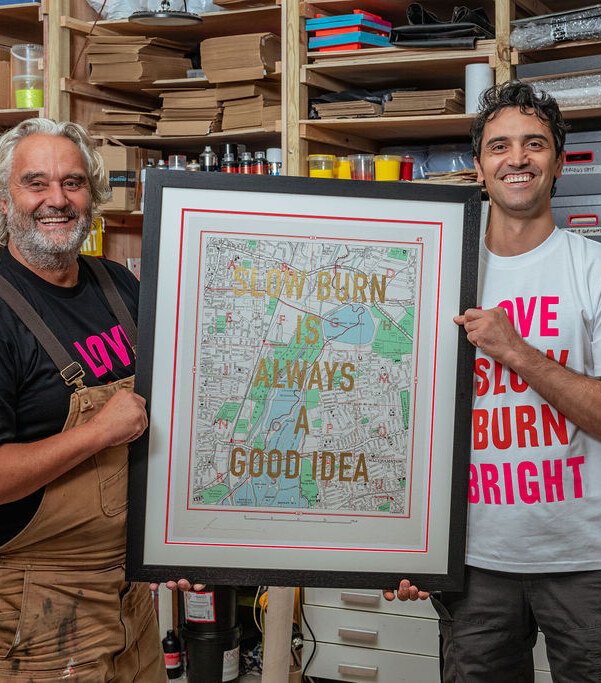 Real Hackney Dave teams up with SlowBurn on charity prints and T-shirts for StreetSmart