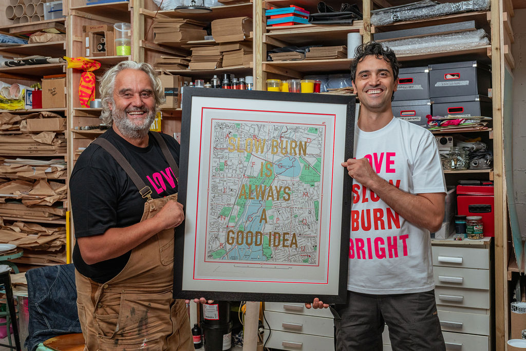 Real Hackney Dave teams up with SlowBurn on charity prints and T-shirts for StreetSmart