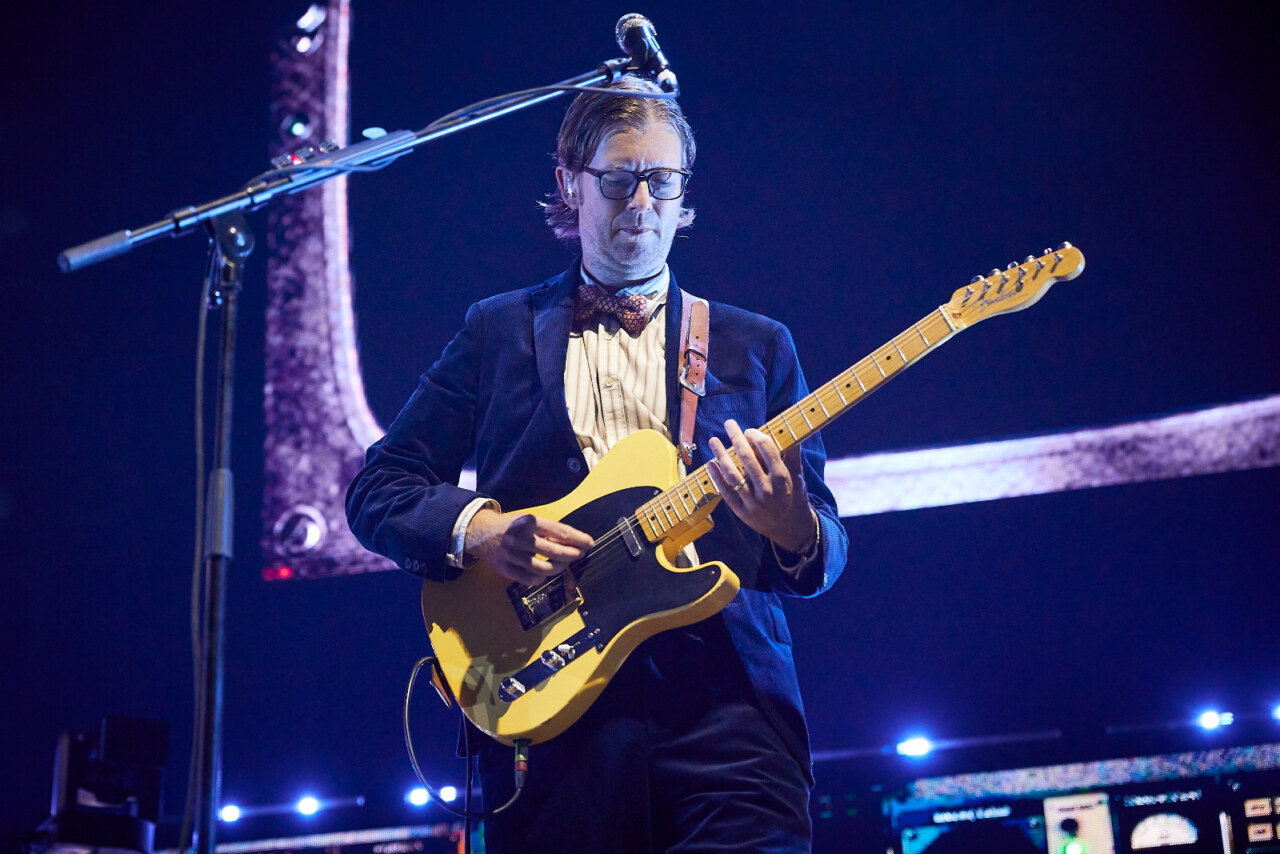 Public Service Broadcasting at Alexandra Palace performing live