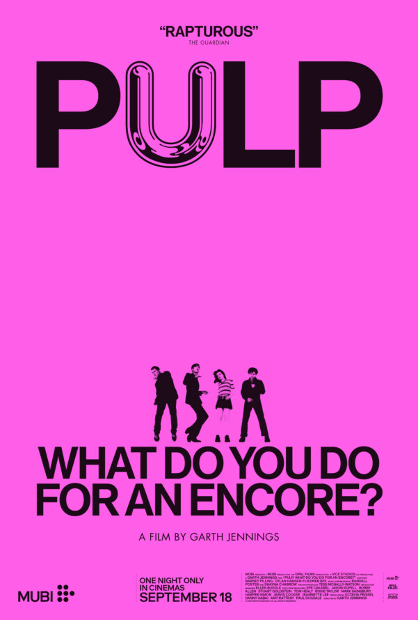 Pulp: What Do You Do for an Encore?