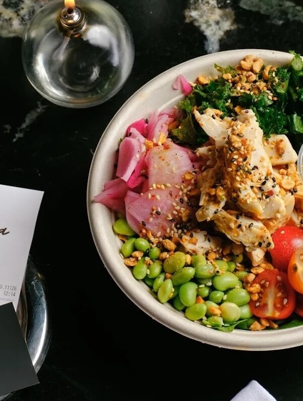 Urban Greens teams up with Dalston restaurant Angelina to create Italian-Japanese salad for October